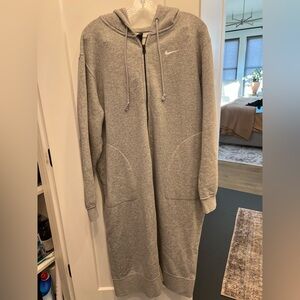 Nike Extra long zip up hoodie